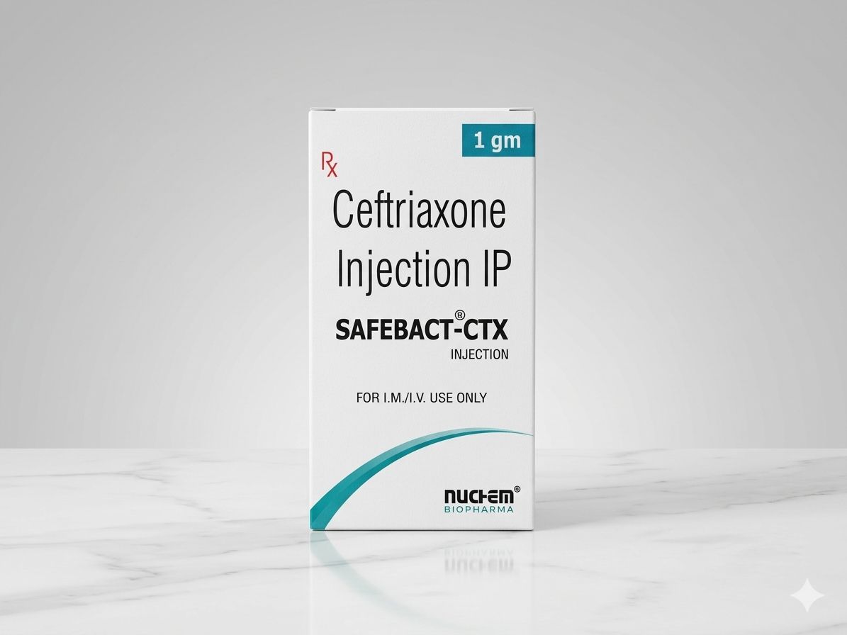 SAFEBACT-CTX Injection 1 gm